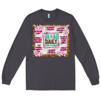 Smoke mom daily affirmation Long Sleeve Tee - TumblerDesignByShophia