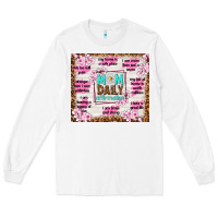 White mom daily affirmation Long Sleeve Tee - TumblerDesignByShophia