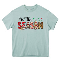 Tis The Season Christmas Debbie Cake Heavy Core Tee | Teevron