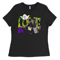 Mardi Gras Love Nurse Ladies Tee | Teevron