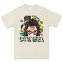 Bone Western Cowgirl Braid Hair Premium Tee - BundleAndBundleShop