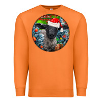 Carrot christmas suffolk baby sheep ornament Premium Sweatshirt - LillyAllenDesigns