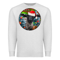 Oatmeal Heather christmas suffolk baby sheep ornament Premium Sweatshirt - LillyAllenDesigns