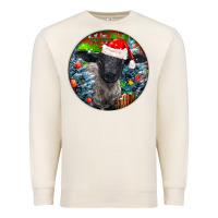 Sandshell christmas suffolk baby sheep ornament Premium Sweatshirt - LillyAllenDesigns