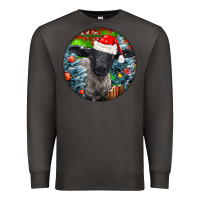 Smoke christmas suffolk baby sheep ornament Premium Sweatshirt - LillyAllenDesigns