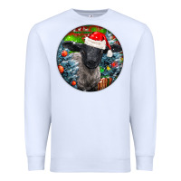 Christmas Suffolk Baby Sheep Ornament Premium Sweatshirt | Teevron