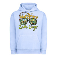 Pigment Grape Ice boat waves sun rays lake days Urban Hoodie - BarkalooDesign