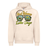 Sandshell boat waves sun rays lake days Urban Hoodie - BarkalooDesign