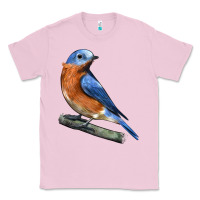 Bubblegum Pink Eastern Bluebird Classic Tee - LillyAllenDesigns