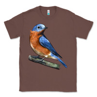 Chestnut Eastern Bluebird Classic Tee - LillyAllenDesigns