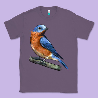 Eastern Bluebird Classic Tee Designed By Lillyallendesigns