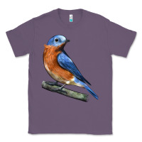 Lavender Eastern Bluebird Classic Tee - LillyAllenDesigns