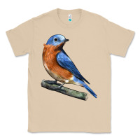 Mushroom Eastern Bluebird Classic Tee - LillyAllenDesigns