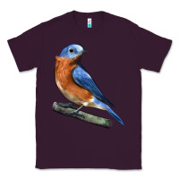 Plum Eastern Bluebird Classic Tee - LillyAllenDesigns