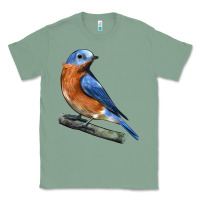 Sage Eastern Bluebird Classic Tee - LillyAllenDesigns