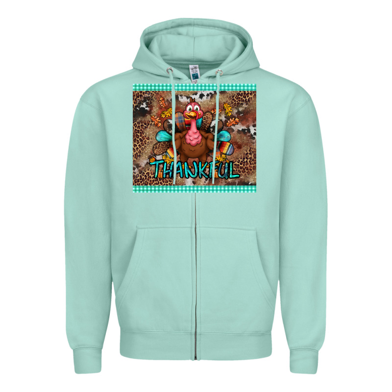 Thankful Tumbler Zipper Hoodie by BundleAndBundleShop | Teevron