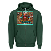 Sports Green thankful tumbler Zipper Hoodie - BundleAndBundleShop