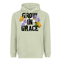 Matcha Grow In Grace Heavyweight Hoodie - LillyAllenDesigns