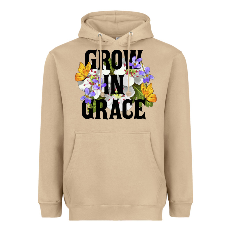 Grow In Grace Heavyweight Hoodie by LillyAllenDesigns | Teevron