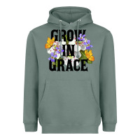 Sage Grow In Grace Heavyweight Hoodie - LillyAllenDesigns