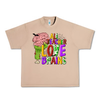 Burro All Teacher Love Brains Urban Heavy Tee - texasbilliewilder