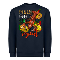 Navy Pinch peel eat repeat crawfish Heavyweight Sweatshirt - FaDigitalArtStudio