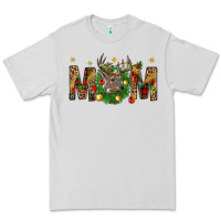 Dove Grey Western Mom With Reindeer Premium Tee - BundleAndBundleShop