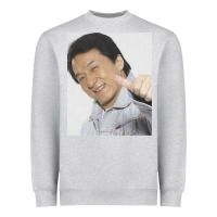 Heather Grey jackie chan approves Heavyweight Sweatshirt - tuanDangUi