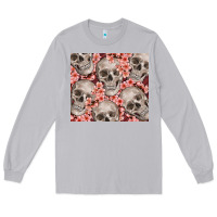 Moon Dust skulls and flowers Long Sleeve Tee - TumblerDesignByShophia
