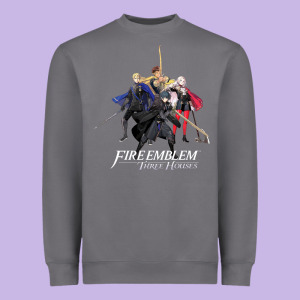 Fire Emblem™ Three Houses   House Leaders And By Heavyweight Sweatshirt Designed By Tuandangui