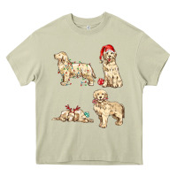 Mossy christmas dogs Heavy Core Tee - MaliasSmallBusiness