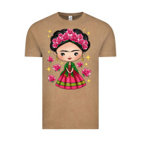 Vintage Coffee Mexican Girl Vintage Tee - texasbilliewilder
