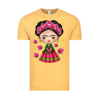 Vintage Mustard Mexican Girl Vintage Tee - texasbilliewilder