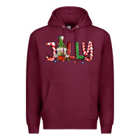 Burgundy jolly gnome Premium Hoodie - BundleAndBundleShop