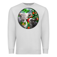 Dove Grey christmas southdown baby sheeps Premium Sweatshirt - LillyAllenDesigns