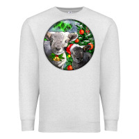 Oatmeal Heather christmas southdown baby sheeps Premium Sweatshirt - LillyAllenDesigns