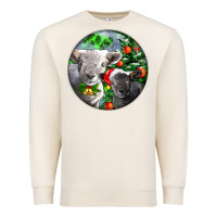 Sandshell christmas southdown baby sheeps Premium Sweatshirt - LillyAllenDesigns