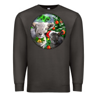 Smoke christmas southdown baby sheeps Premium Sweatshirt - LillyAllenDesigns