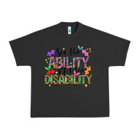 Pigment Black see the ability not the disability Urban Heavy Tee - NancyCooperArtShop