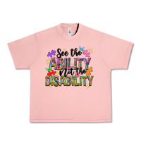 Salmon see the ability not the disability Urban Heavy Tee - NancyCooperArtShop