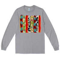Heather Grey christmas brushstroke Long Sleeve Tee - Jasminsmagicworld