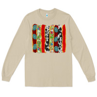 Mushroom christmas brushstroke Long Sleeve Tee - Jasminsmagicworld