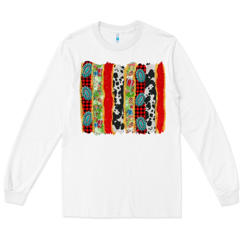 Christmas Brushstroke Long Sleeve Tee by Jasminsmagicworld | Teevron