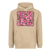 Mushroom hope breast cancer awareness ribbon Heavyweight Hoodie - LillyAllenDesigns
