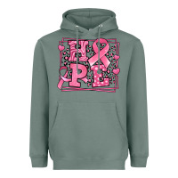 Sage hope breast cancer awareness ribbon Heavyweight Hoodie - LillyAllenDesigns