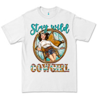 Western Stay Wild Cowgirl Premium Tee | Teevron