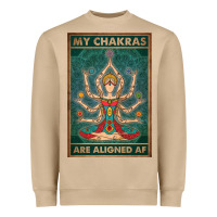 Mushroom my chakras are aligned af vintage yoga meditation Heavyweight Sweatshirt - tuanDangUi