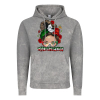 Cloud Rock Mexicana messy bun Vintage Hoodie - NancyCooperArtShop