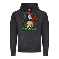 Vintage Black Mexicana messy bun Vintage Hoodie - NancyCooperArtShop
