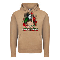 Vintage Coffee Mexicana messy bun Vintage Hoodie - NancyCooperArtShop